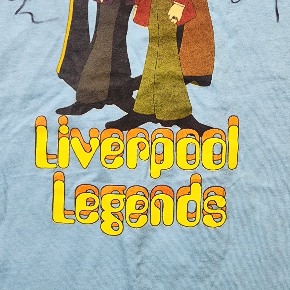 Vintage Liverpool Legends T-Shirt w/ Unverified Autographs Signed Graphic Tee Sm - Picture 3 of 9